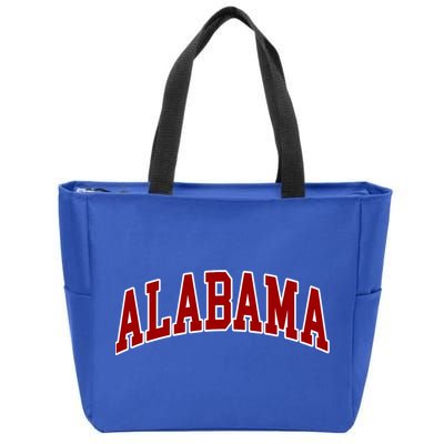 Alabama Throwback Design Classic Zip Tote Bag