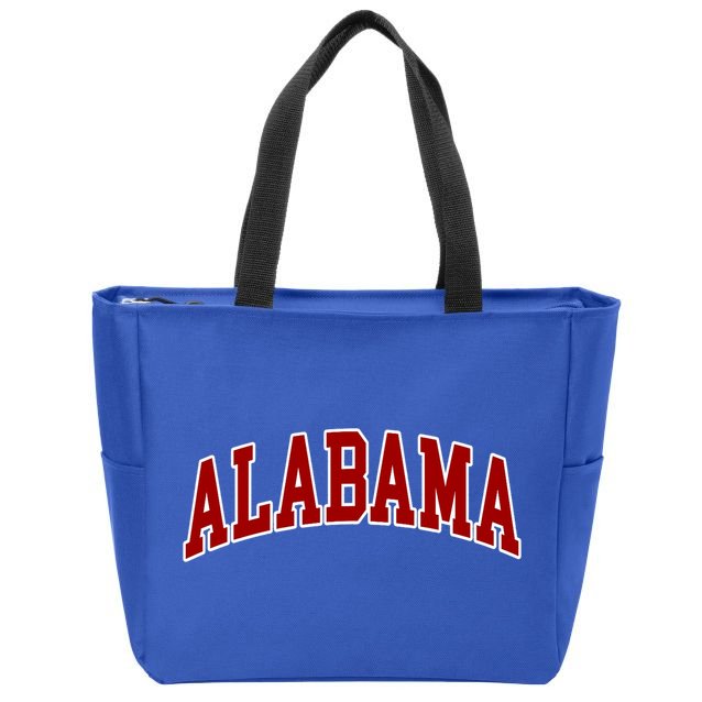 Alabama Throwback Design Classic Zip Tote Bag