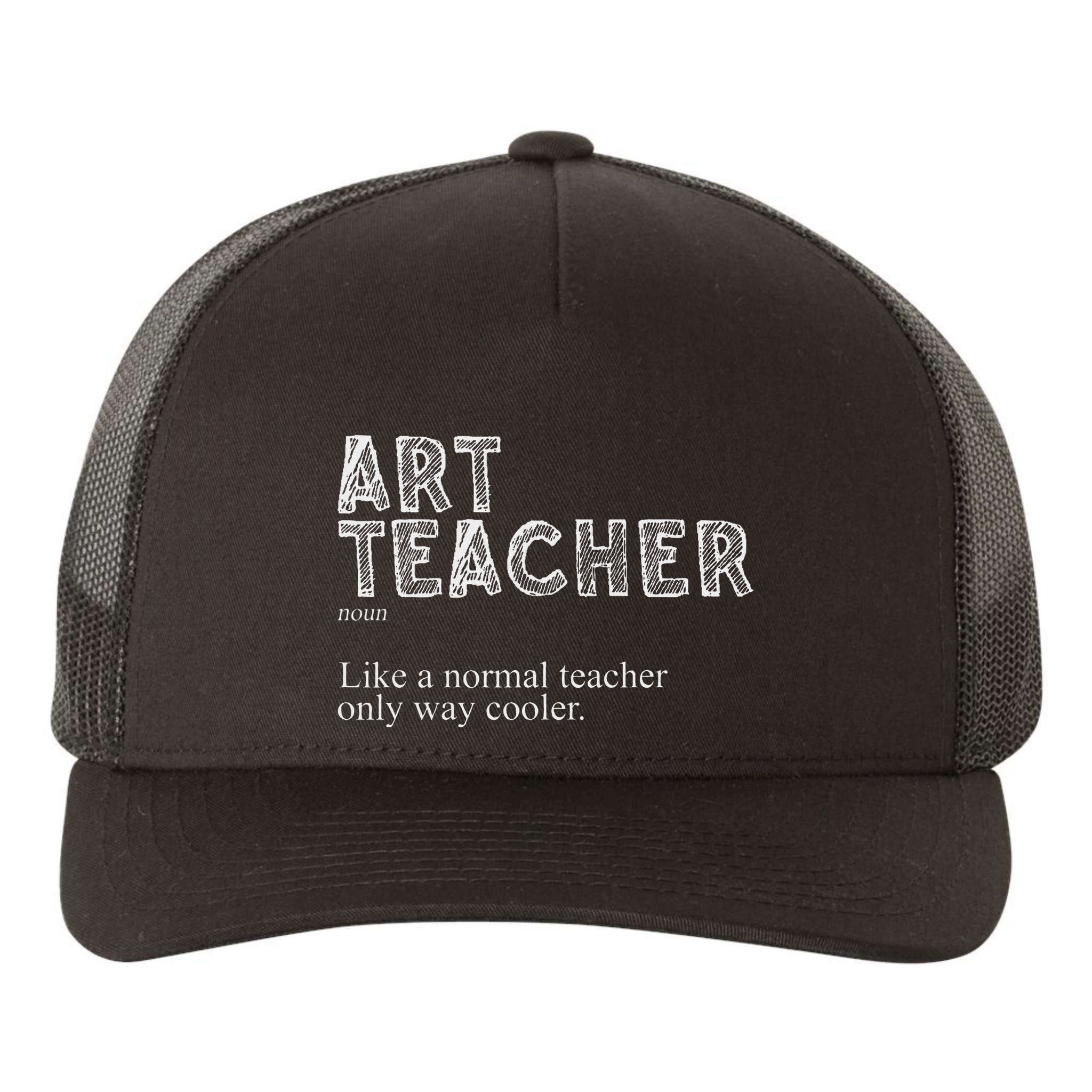 Art Teacher Design For Women Art Teacher Appreciation Yupoong Adult 5-Panel Trucker Hat