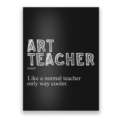 Art Teacher Design For Women Art Teacher Appreciation Poster