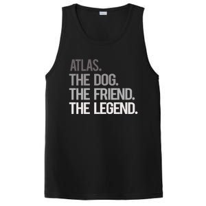 Atlas The Dog The Friend The Legend National Pet Day Gift PosiCharge Competitor Tank