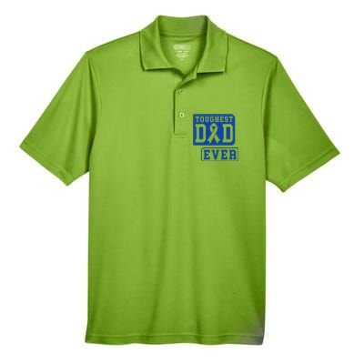 Amazing Tough Dad Fathers Day For The Toughest Dad Ever Funny Gift Men's Origin Performance Pique Polo