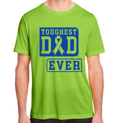 Amazing Tough Dad Fathers Day For The Toughest Dad Ever Funny Gift Adult ChromaSoft Performance T-Shirt