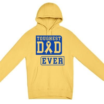 Amazing Tough Dad Fathers Day For The Toughest Dad Ever Funny Gift Premium Pullover Hoodie