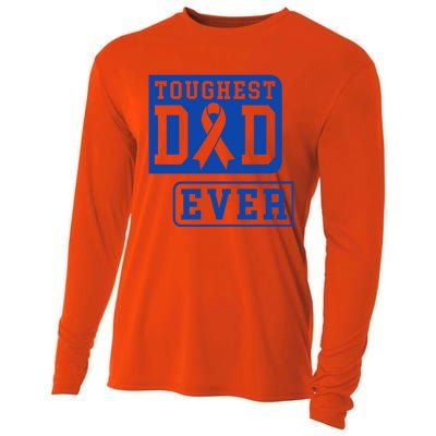 Amazing Tough Dad Fathers Day For The Toughest Dad Ever Funny Gift Cooling Performance Long Sleeve Crew