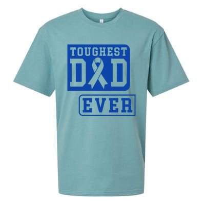 Amazing Tough Dad Fathers Day For The Toughest Dad Ever Funny Gift Sueded Cloud Jersey T-Shirt