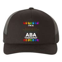 ABA Therapist Data Behavior Analyst Autism Therapy Yupoong Adult 5-Panel Trucker Hat