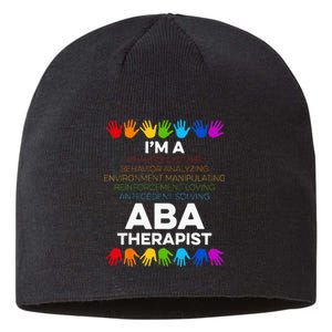 ABA Therapist Data Behavior Analyst Autism Therapy Sustainable Beanie