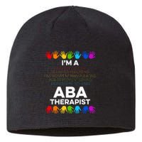 ABA Therapist Data Behavior Analyst Autism Therapy Sustainable Beanie