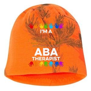 ABA Therapist Data Behavior Analyst Autism Therapy Kati - Camo Knit Beanie