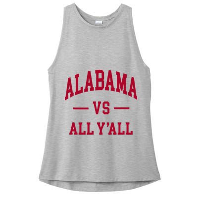 Alabama Throwback Design Classic Ladies PosiCharge Tri-Blend Wicking Tank