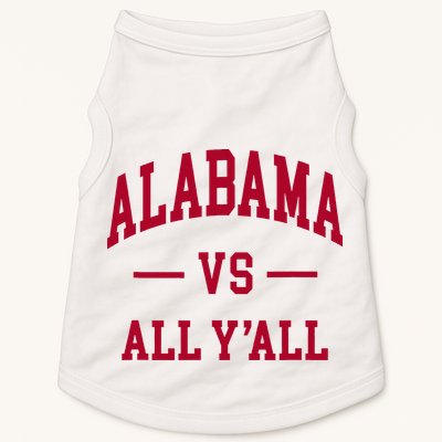 Alabama Throwback Design Classic Doggie Tank