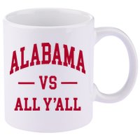 Alabama Throwback Design Classic 11oz C Handle Ceramic Mug