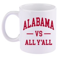 Alabama Throwback Design Classic 11oz C Handle Ceramic Mug
