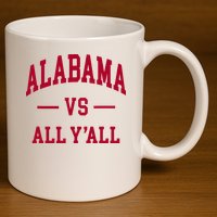 Alabama Throwback Design Classic 11oz C Handle Ceramic Mug