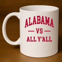 Alabama Throwback Design Classic 11oz C Handle Ceramic Mug