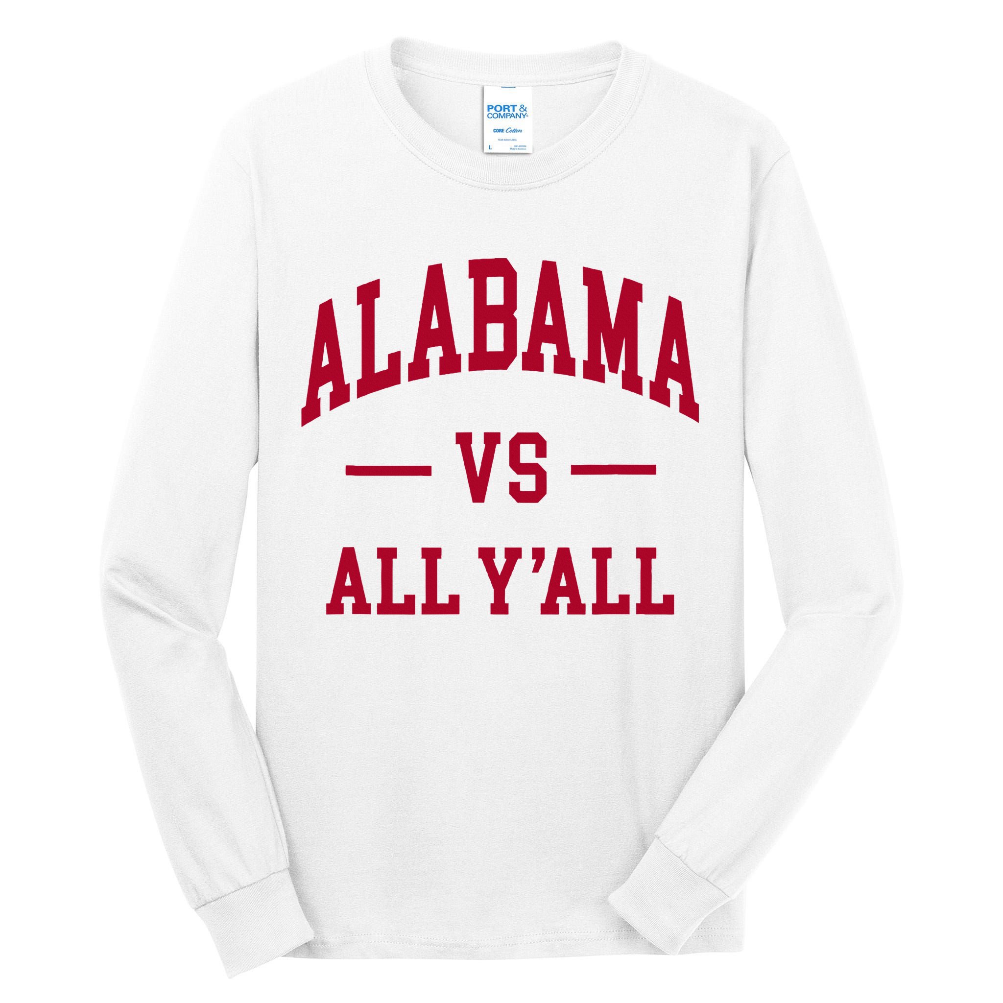 Alabama Throwback Design Classic Tall Long Sleeve T-Shirt