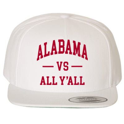 Alabama Throwback Design Classic Wool Snapback Cap