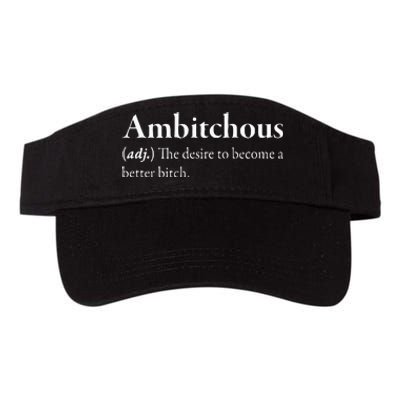 Ambitchous The Desire To Be A Better Bitch Valucap Bio-Washed Visor