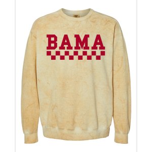 Alabama Throwback Design Classic Colorblast Crewneck Sweatshirt