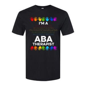 ABA Therapist Data Behavior Analyst Autism Therapy Softstyle CVC T-Shirt