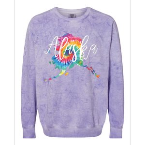 Alaska Tie Dye Colorblast Crewneck Sweatshirt