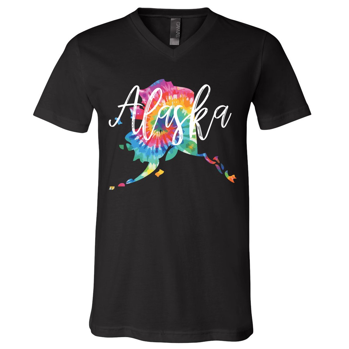 Alaska Tie Dye V-Neck T-Shirt