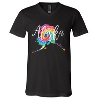 Alaska Tie Dye V-Neck T-Shirt