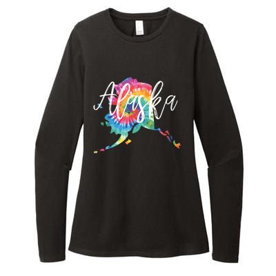 Alaska Tie Dye Womens CVC Long Sleeve Shirt