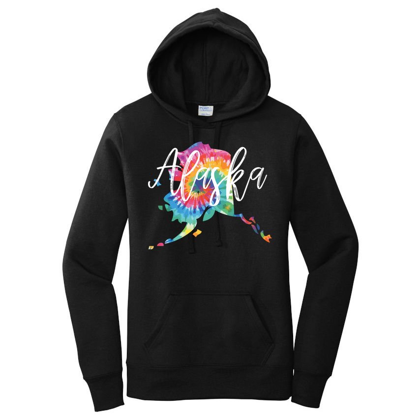 Alaska Tie Dye Women's Pullover Hoodie