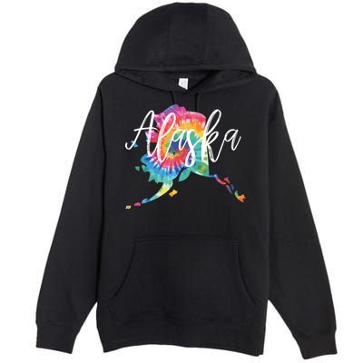 Alaska Tie Dye Premium Pullover Hoodie