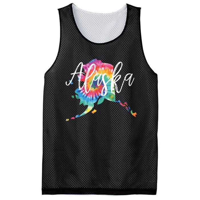 Alaska Tie Dye Mesh Reversible Basketball Jersey Tank