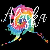 Alaska Tie Dye Cooling Performance Long Sleeve Crew