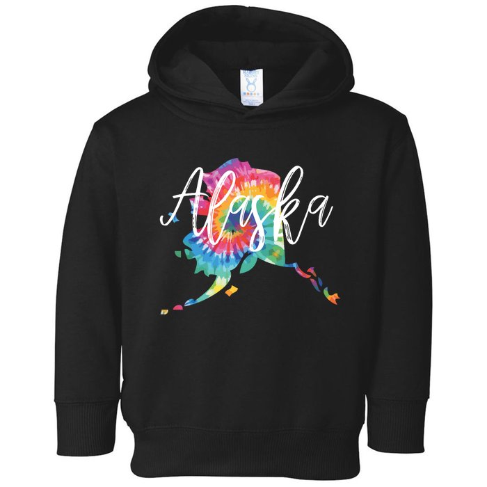 Alaska Tie Dye Toddler Hoodie