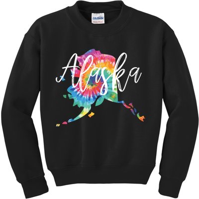 Alaska Tie Dye Kids Sweatshirt