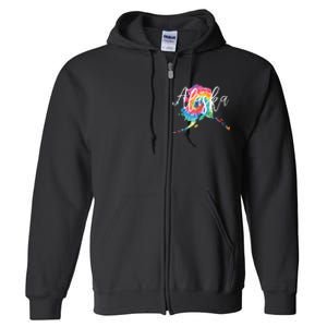 Alaska Tie Dye Full Zip Hoodie