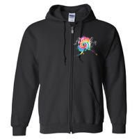 Alaska Tie Dye Full Zip Hoodie