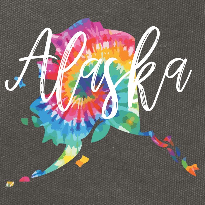 Alaska Tie Dye Cotton Canvas Backpack