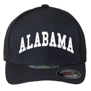 Alabama Throwback Design Classic Flexfit Unipanel Trucker Cap