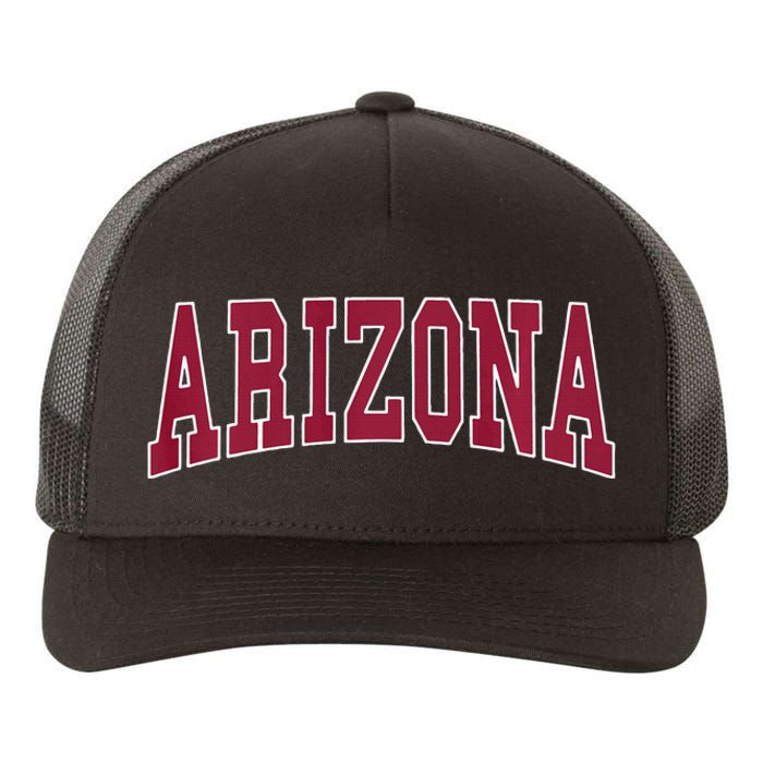 Arizona Throwback Design Classic Yupoong Adult 5-Panel Trucker Hat