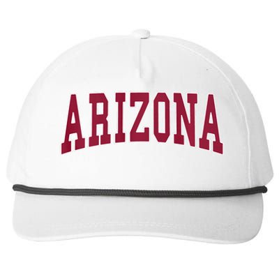 Arizona Throwback Design Classic Snapback Five-Panel Rope Hat