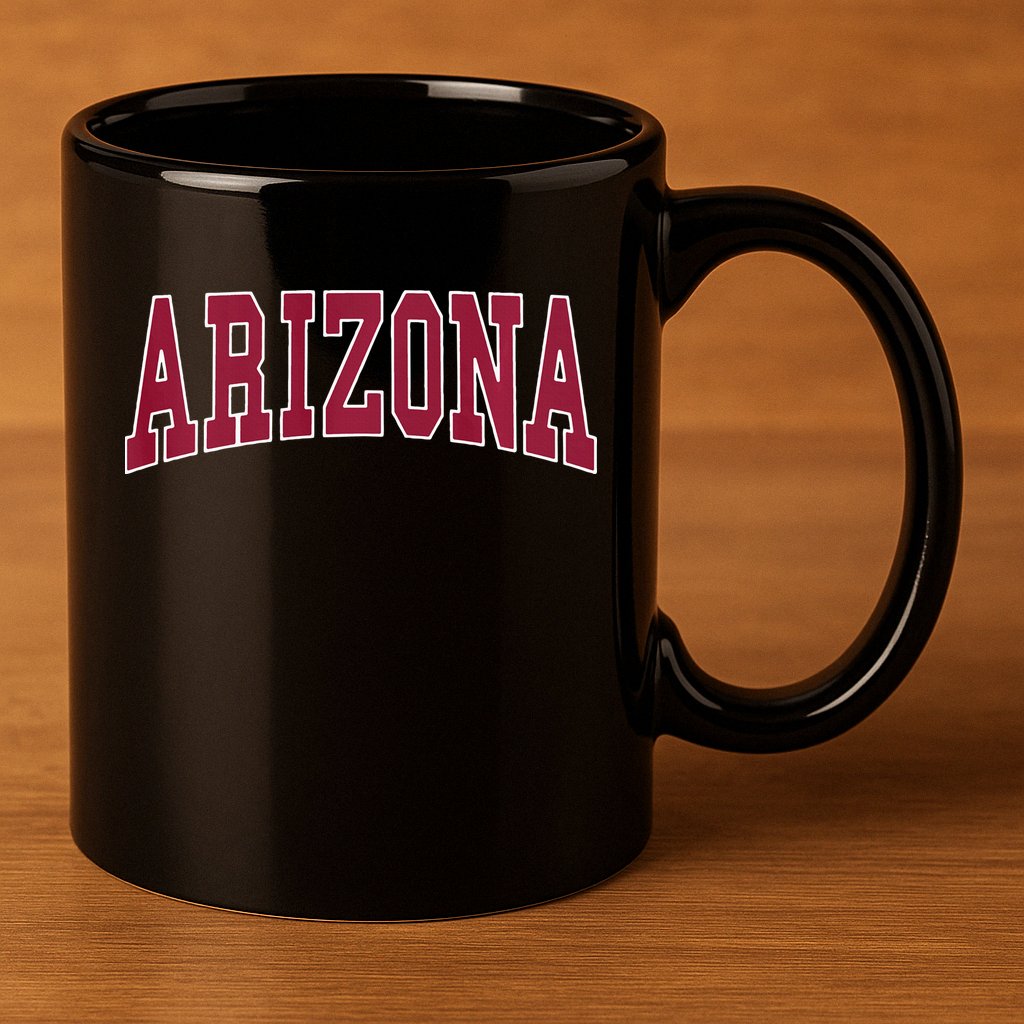 Arizona Throwback Design Classic 11oz C Handle Ceramic Mug