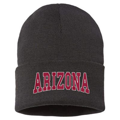 Arizona Throwback Design Classic Sustainable Knit Beanie