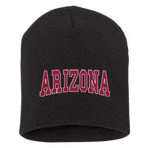 Arizona Throwback Design Classic Short Acrylic Beanie