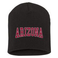 Arizona Throwback Design Classic Short Acrylic Beanie