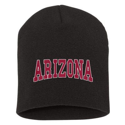 Arizona Throwback Design Classic Short Acrylic Beanie