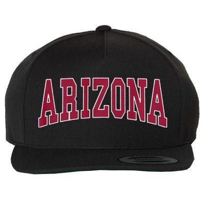 Arizona Throwback Design Classic Wool Snapback Cap