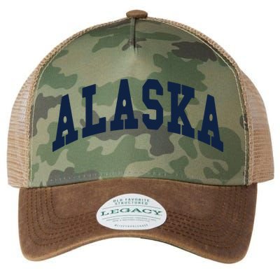 Alaska Throwback Design Classic Legacy Tie Dye Trucker Hat