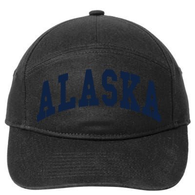 Alaska Throwback Design Classic 7-Panel Snapback Hat