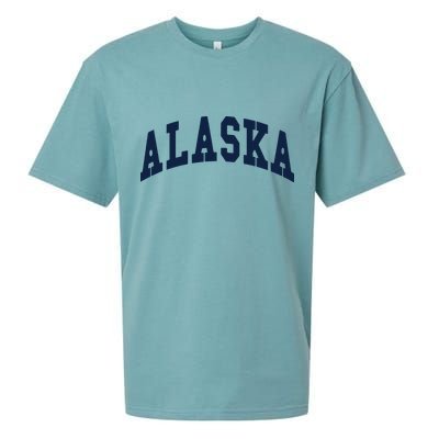 Alaska Throwback Design Classic Sueded Cloud Jersey T-Shirt